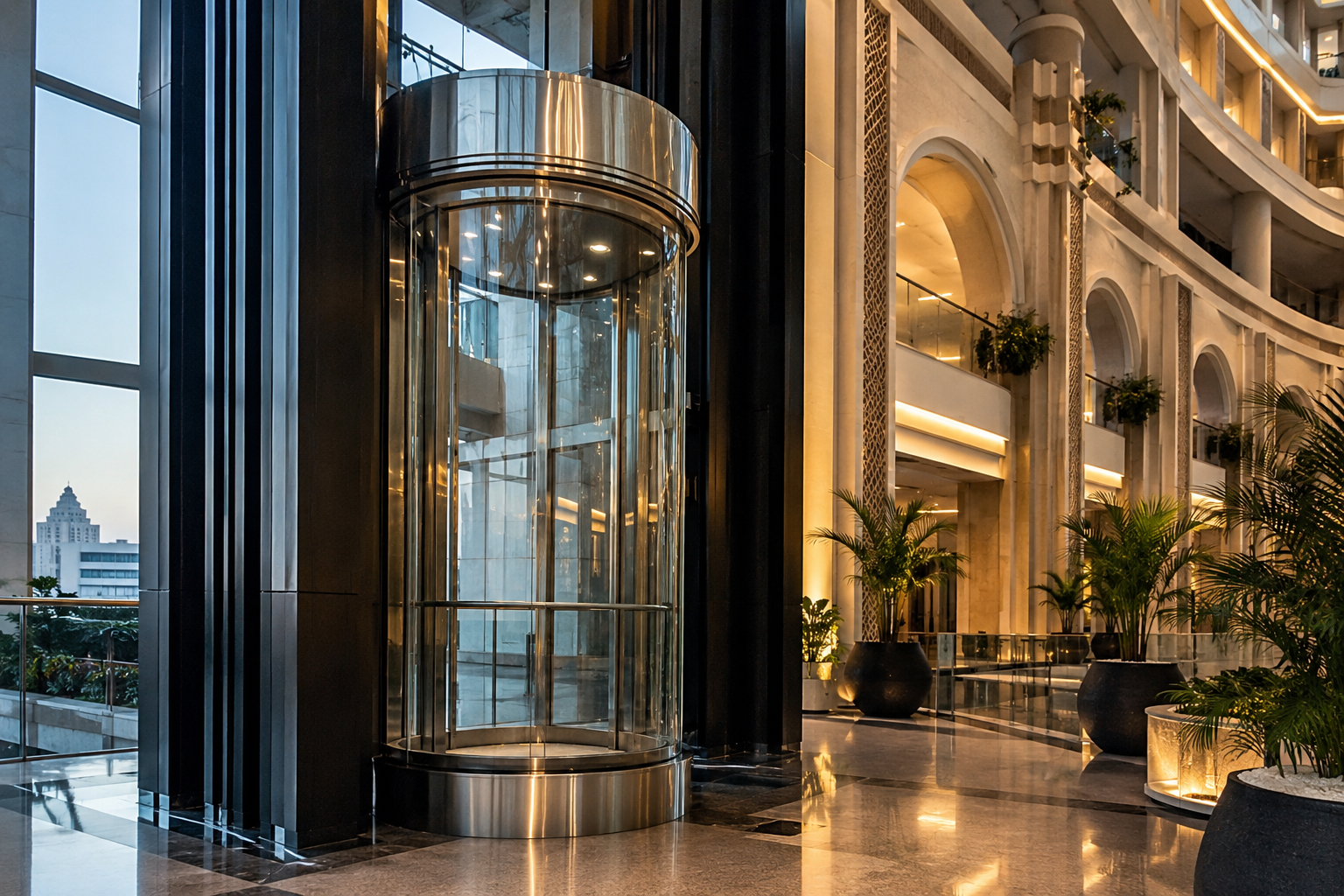 Capsule / Panoramic Glass Elevator